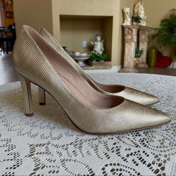 Naturalizer 27 Edit gold high heels NWOB - Picture 2 of 7